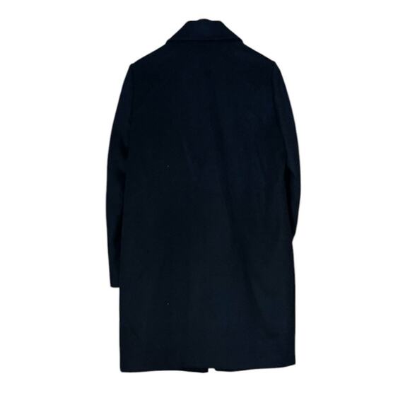 Sam Edelman Womens Black Wool Blend Double Breasted Cutaway Coat Size Small NEW - Picture 3 of 10